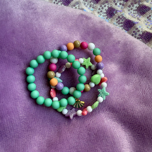 6” x 3 seafoam sea set