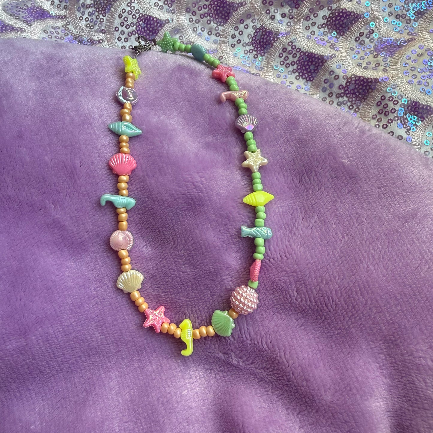 13” sea life necklace
