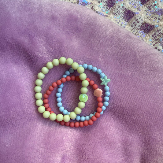 7” x3 sea life set